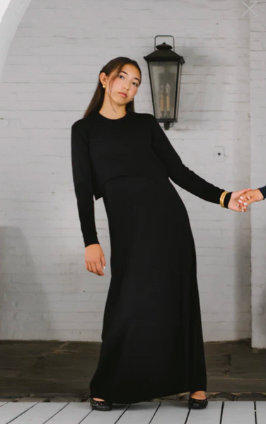 froo maxi dress FROO BLAIR MAXI DRESS (12-22Y) 12Y / Black