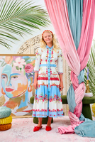 Laurent Floral Linen Dress