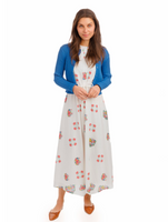 La Simona Floral Jumper & Royal Blue Cardigan