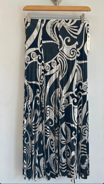 Orly Polka Dot Maxi Print Skirt