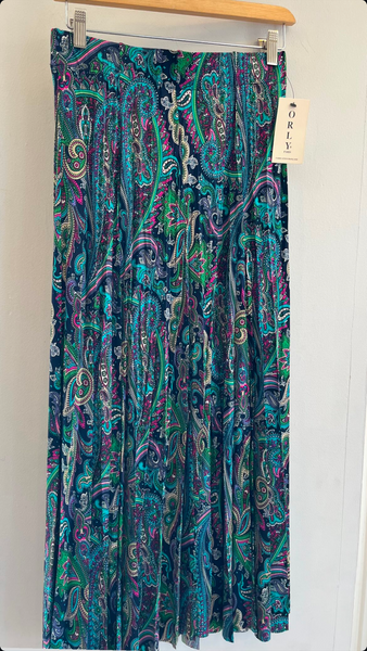 Orly Mix Paisley Maxi Print Skirt