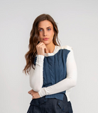 Ginger Cable and Rib Knit Top