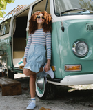 Lil Legs Denim Tiered Skirt