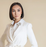 Portrait Cove Crystal Collared Blouse