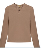 Positive Short Henley Tee