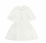 La Nina Girls Laced Front Dress