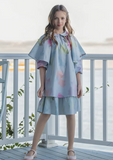 La Nina Watercolor Collar Dress