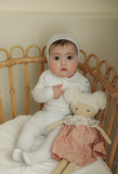Bebe Bella Eyelet Footie w/Hat Set