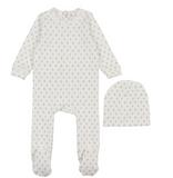Bonjoy Blooming Baby Footie & Hat Set