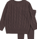 Analogie Chunky Cable Knit Toddler Set