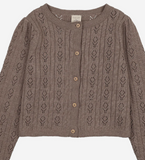 Analogie Girls Pointelle Cardigan