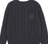 Analogie Chunky V Neck Sweater