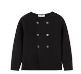 Nou Nelle Knit Double Breasted Sweater