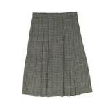 Valentina Painted Cable Knit with Houndstooth Skirt Set