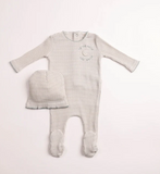 Bee & Dee To The Moon Footie & Hat