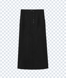 Story Suede Straight Skirt
