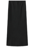 Beige Tiramisu Cupro Skirt
