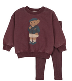 Analogie Bear Sweatshirt Set Girl