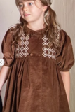 Belati Intricate Smocked Cord Dress