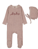 Lilette Gingham Bebe Footie Set