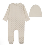 Lilette Stripe Print Footie Set