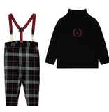 Miss Mini Boys Shabbos Overalls Set