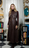 BYRD Rail Leather Jumper & Turtleneck Set