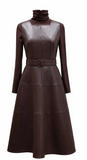 BYRD Rail Leather Jumper & Turtleneck Set
