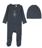 Lilette Bicycle Footie & Hat Set