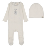 Lilette Bicycle Footie & Hat Set