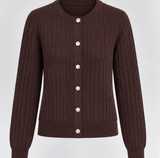 Aleeza Paris Camilla Cable Cardigan