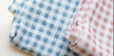 Mi Amour Gingham Playset Footie, Hat & Blanket