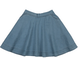 Lil Legs Denim Flared Skirt