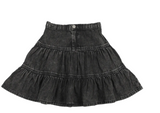 Lil Legs Denim Tiered Skirt