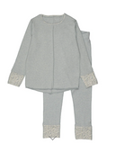 Bee & Dee Lemon Print Cuffs Pajamas