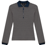 BuHu Stripe Rib Zipper Henley Tee
