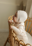 Bebe Bella Rib Footie w Hat Set