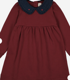 Analogie Sweet Campaign Denim Collar Sweatshirt Dress