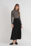 Riff Printed Mock Neck