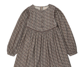 Analogie Home Garden Velvet Trim Dress - Big Girl