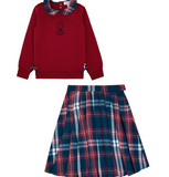 Miss Mini Plaid Pals Set