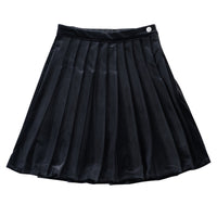 Klai Velvet Pleat Skirt