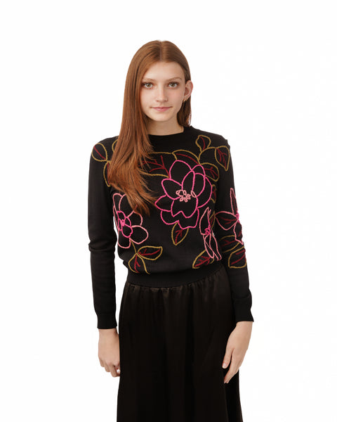 English Yarn Embroidered Top