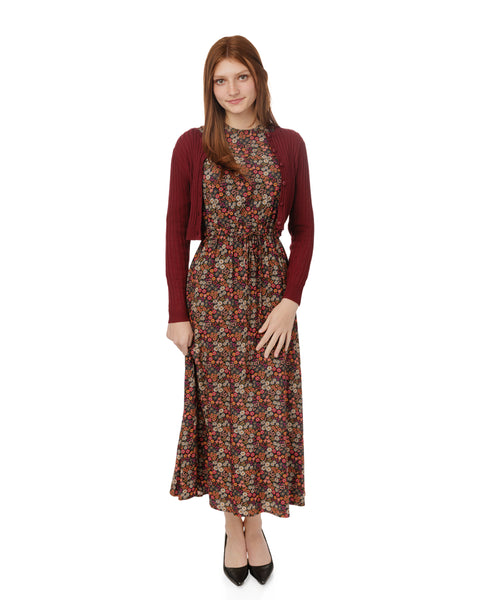 Zoey + Oliver Floral Dress w Cardigan