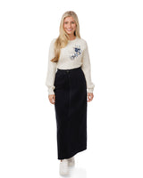 La Simona Beaded Knit Top