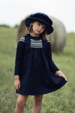 Bamboo Smocked Swing Collar Dress