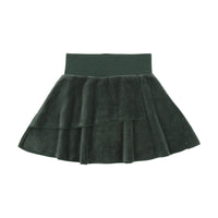 Analogie Velour Layered Skirt