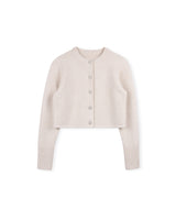 The Collective Mohair Flower Button Cardigan