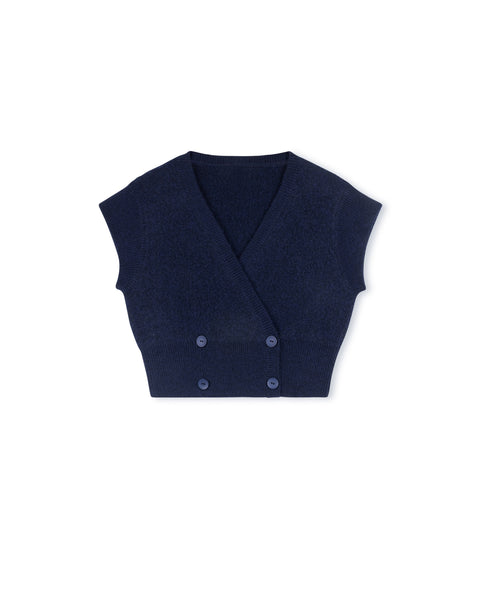 Slate Soft Knit Vest