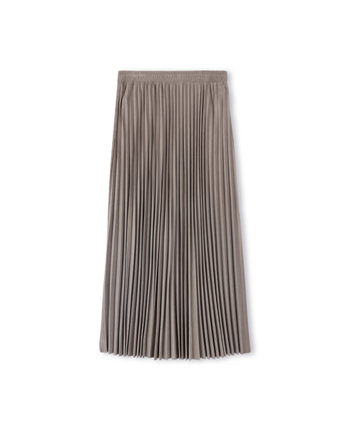 Shift Corduroy Pleated Maxi Skirt